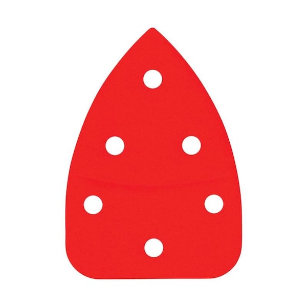 Diablo 5-1/2 in. L X 3-7/8 in. W 220 Grit Aluminum Oxide Mouse Sandpaper 5 pk DCTCAT220H05G - main